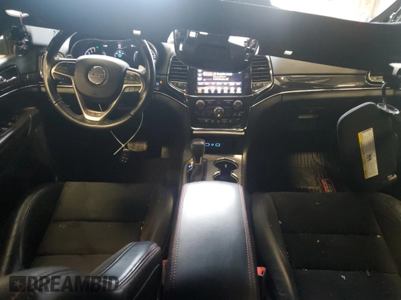 2021 Jeep Grand Cherokee Trailhawk with VIN 1C4RJFLG7MC766876, listed as a Copart auction lot 57228665 with 50,398 mi miles and Salvage title. Bid and sale history available at DreamBid. Image 8.