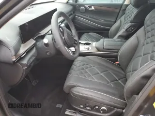 2025 Genesis GV80 Prestige with VIN KMUHEESC7SU212962, listed as a Copart auction lot 75023334 with Not Provided miles and Salvage Title. Bid and sale history available at DreamBid. Image 7.