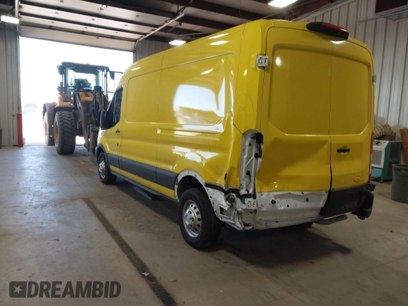 2023 Ford Transit Cargo with VIN 1FTBR2C88PKB17299, listed as a IAAI auction lot 41951132 with 19,461 mi miles and . Bid and sale history available at DreamBid. Image 3.