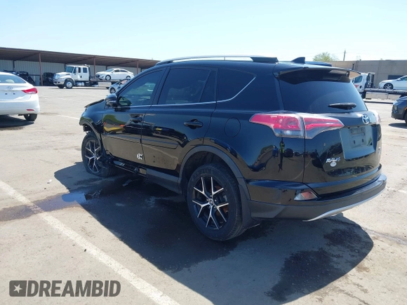2016 Toyota RAV4 SE with VIN 2T3JFREV6GW492731, listed as a IAAI auction lot 41993874 with 92,339 mi miles and . Bid and sale history available at DreamBid. Image 3.