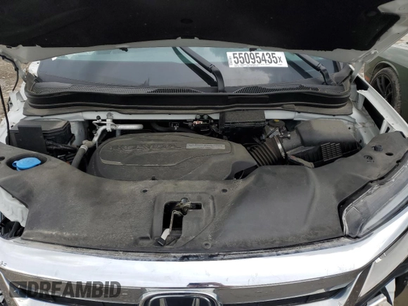 2020 Honda Pilot Touring 8-Passenger with VIN 5FNYF6H99LB050134, listed as a Copart auction lot 55095435 with 26,080 mi miles and Salvage title. Bid and sale history available at DreamBid. Image 12.