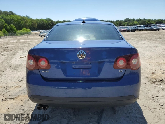 2008 Volkswagen Jetta SE with VIN 3VWRM71K68M198464, listed as a Copart auction lot 56947575 with 135,970 mi miles and Salvage title. Bid and sale history available at DreamBid. Image 6.