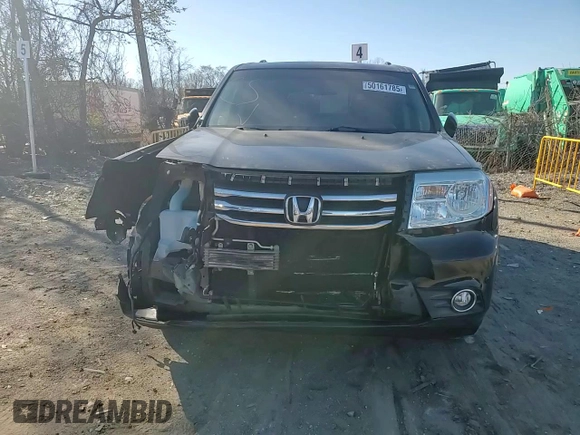 2012 Honda Pilot Touring with VIN 5FNYF4H96CB076730, listed as a Copart auction lot 50161785 with 108,038 mi miles and Salvage Title. Bid and sale history available at DreamBid. Image 11.