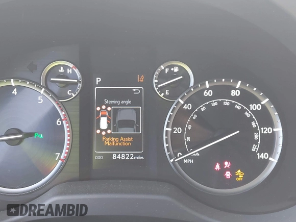 2020 Lexus GX 460 Premium z VIN JTJAM7BX9L5256329, wystawiony jako IAAI lot #41752935 z przebiegiem 84 822 mil mil oraz . Historia ofert i sprzedaży dostępna na DreamBid. Obrazek 7.