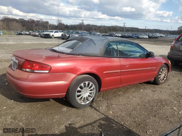 2006 Chrysler Sebring LX with VIN 1C3EL45X76N222089, listed as a Copart auction lot 81827964 with 151,525 mi miles and Clean Title. Bid and sale history available at carsss.com. Image 3.