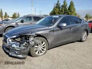 2017 Infiniti Q50 Premium z VIN JN1EV7AP3HM735316, wystawiony jako Copart lot #58159225 z przebiegiem 80 793 mil mil oraz Szkoda całkowita • Salvage title. Historia ofert i sprzedaży dostępna na DreamBid. Obrazek 1.