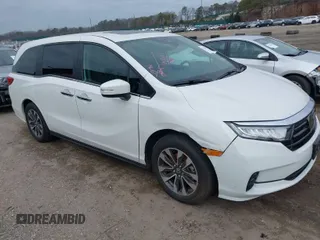 2024 Honda Odyssey EX-L with VIN 5FNRL6H66RB003316, listed as a IAAI auction lot 41304872 with 12,810 mi miles and . Bid and sale history available at DreamBid. Image 1.