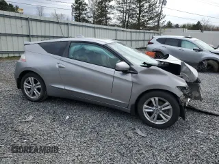 2011 Honda CR-Z EX with VIN JHMZF1D6XBS000796, listed as a Copart auction lot 53544875 with 0 mi miles and Salvage Title. Bid and sale history available at carsss.com. Image 4.