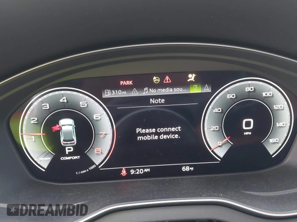 2023 Audi Q5 S line Premium Plus with VIN WA1EABFY3P2122520, listed as a IAAI auction lot 42179826 with 23,020 mi miles and . Bid and sale history available at DreamBid. Image 7.