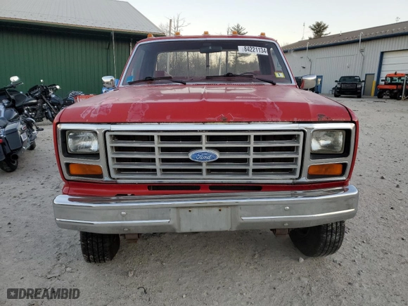 1983 Ford Pickup with VIN 2FTHF26G4DCA60573, listed as a Copart auction lot 84221134 with 74,123 mi miles and Clean Title. Bid and sale history available at carsss.com. Image 5.