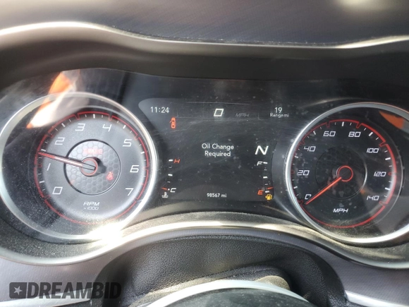 2020 Dodge Charger SXT with VIN 2C3CDXBG6LH214144, listed as a Copart auction lot 59891495 with 98,567 mi miles and Salvage title. Bid and sale history available at DreamBid. Image 9.