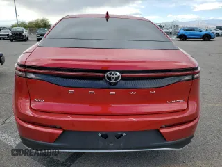 2023 Toyota Crown XLE with VIN JTDAAAAF0P3014144, listed as a Copart auction lot 76620224 with 24,180 mi miles and Salvage Title. Bid and sale history available at carsss.com. Image 6.