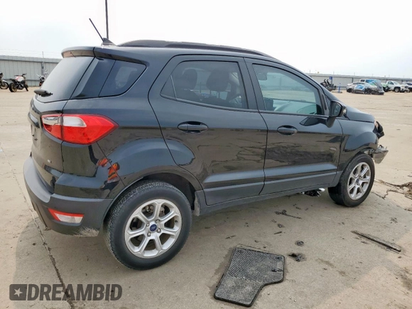 2021 Ford EcoSport SE z VIN MAJ3S2GE1MC455891, wystawiony jako Copart lot #57726405 z przebiegiem 18 624 mil mil oraz Szkoda całkowita • Salvage title. Historia ofert i sprzedaży dostępna na DreamBid. Obrazek 3.