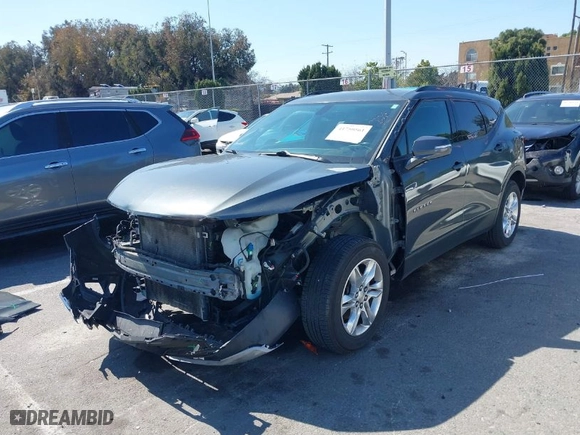 2019 Chevrolet Blazer with VIN 3GNKBCRSXKS614341, listed as a IAAI auction lot 41750561 with 60,345 mi miles. Bid and sale history available at carsss.com. Image 2.