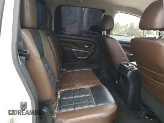 2017 Nissan Titan Platinum Reserve z VIN 1N6AA1E56HN542534, wystawiony jako Copart lot #44550645 z przebiegiem Nie podano mil oraz Szkoda całkowita • Salvage title. Historia ofert i sprzedaży dostępna na DreamBid. Obrazek 10.