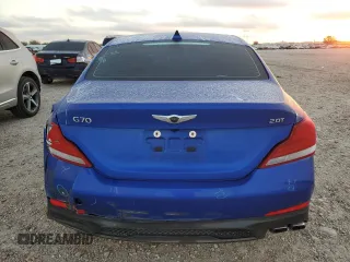 2019 Genesis G70 Advanced with VIN KMTG34LA3KU037414, listed as a Copart auction lot 81812584 with 63,807 mi miles and Salvage Title. Bid and sale history available at DreamBid. Image 6.