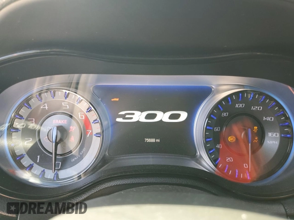 2017 Chrysler 300 S Alloy Edition with VIN 2C3CCABT6HH612734, listed as a Copart auction lot 50622495 with 75,688 mi miles and Salvage Title. Bid and sale history available at DreamBid. Image 9.