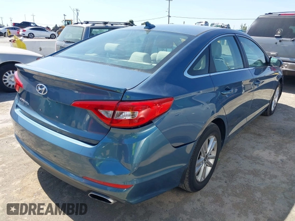 2016 Hyundai Sonata SE z VIN 5NPE24AF2GH290815, wystawiony jako IAAI lot #42314347 z przebiegiem 126 116 mil mil oraz . Historia ofert i sprzedaży dostępna na DreamBid. Obrazek 4.