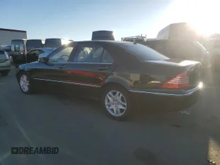 2003 Mercedes-Benz S-Class 4.3L with VIN WDBNG70J63A341497, listed as a Copart auction lot 89241655 with 88,288 mi miles and Salvage Title. Bid and sale history available at carsss.com. Image 2.