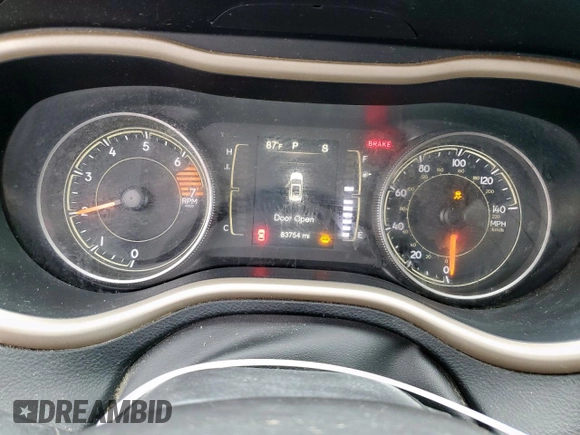 2017 Jeep Cherokee Sport with VIN 1C4PJLAB2HW640765, listed as a Copart auction lot 63521905 with 83,754 mi miles and Clean title. Bid and sale history available at DreamBid. Image 9.
