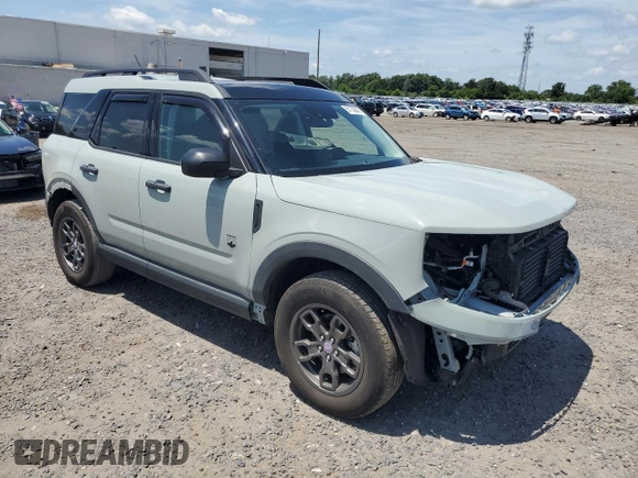2023 Ford Bronco Sport Big Bend with VIN 3FMCR9B64PRD57146, listed as a Copart auction lot 61133945 with 26,074 mi miles and Salvage title. Bid and sale history available at DreamBid. Image 4.