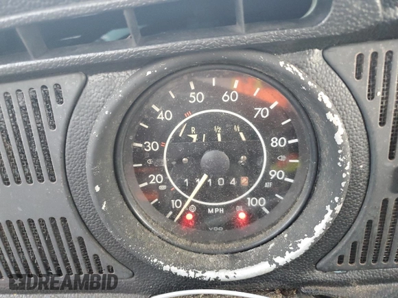 1972 Volkswagen Beetle with VIN 1122696781, listed as a Copart auction lot 83026554 with 11,104 mi miles and Salvage Title. Bid and sale history available at DreamBid. Image 9.