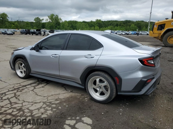 2023 Subaru WRX Premium with VIN JF1VBAF61P9809987, listed as a Copart auction lot 58935475 with 19,217 mi miles and Salvage title. Bid and sale history available at DreamBid. Image 2.