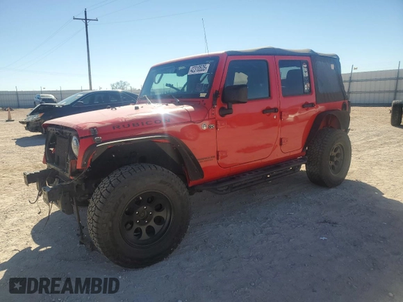 2016 Jeep Wrangler Unlimited Rubicon with VIN 1C4BJWFGXGL183011, listed as a Copart auction lot 42310535 with 165,227 mi miles and Salvage title. Bid and sale history available at DreamBid. Image 1.