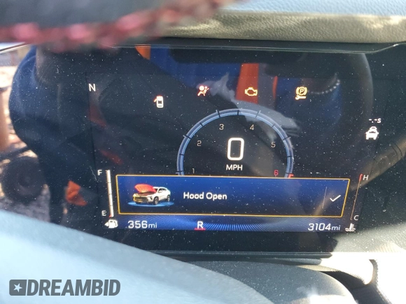 2025 Chevrolet TrailBlazer RS with VIN KL79MTSLXSB062109, listed as a Copart auction lot 41392495 with 3,104 mi miles and Salvage Title. Bid and sale history available at carsss.com. Image 9.