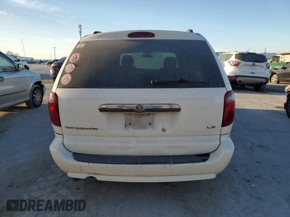 2006 Chrysler Town & Country LWB LX with VIN 2A4GP44R56R847177, listed as a Copart auction lot 83577954 with 123,376 mi miles and Salvage Title. Bid and sale history available at carsss.com. Image 6.