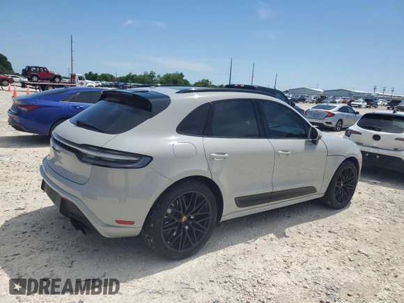 2022 Porsche Macan Turbo with VIN WP1AF2A56NLB31575, listed as a Copart auction lot 55952395 with 29,420 mi miles and Salvage title. Bid and sale history available at DreamBid. Image 3.