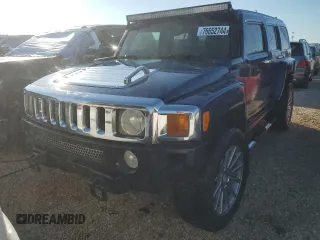 2006 Hummer H3 with VIN 5GTDN136768134709, listed as a Copart auction lot 76652744 with 205,744 mi miles and Salvage Title. Bid and sale history available at carsss.com. Image 1.