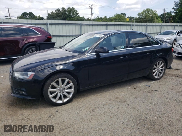2013 Audi A4 Premium Plus with VIN WAUFFAFL5DN007757, listed as a Copart auction lot 59131035 with 115,414 mi miles and Clean title. Bid and sale history available at DreamBid. Image 1.