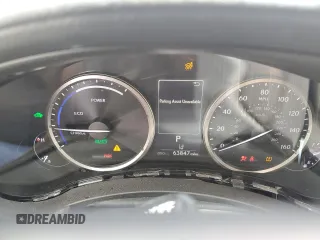 2021 Lexus NX 300h with VIN JTJGJRDZ9M2157039, listed as a Copart auction lot 49714395 with 63,847 mi miles and Salvage Title. Bid and sale history available at DreamBid. Image 9.