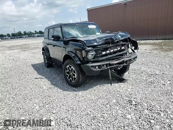 2023 Ford Bronco with VIN 1FMEE5DP3PLB48496, listed as a Copart auction lot 62566355 with 48,307 mi miles and Salvage title. Bid and sale history available at DreamBid. Image 14.