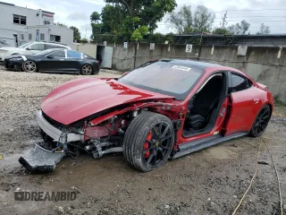 2024 Porsche Taycan GTS with VIN WP0AD2Y11RSA47589, listed as a Copart auction lot 73954444 with 4,452 mi miles and Salvage Title. Bid and sale history available at DreamBid. Image 1.