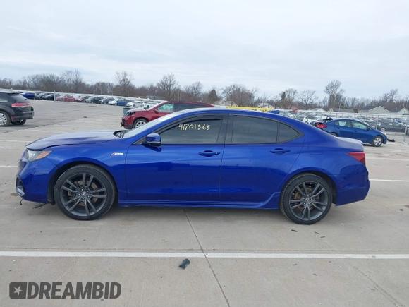 2018 Acura TLX w/A-SPEC Pkg with VIN 19UUB3F60JA003003, listed as a IAAI auction lot 41701363 with 142,073 mi miles. Bid and sale history available at carsss.com. Image 15.