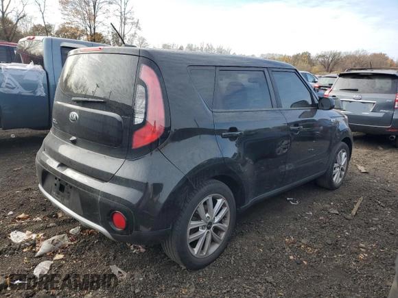 2018 Kia Soul + with VIN KNDJP3A5XJ7888650, listed as a Copart auction lot 76818224 with 82,365 mi miles and Salvage Title. Bid and sale history available at DreamBid. Image 3.