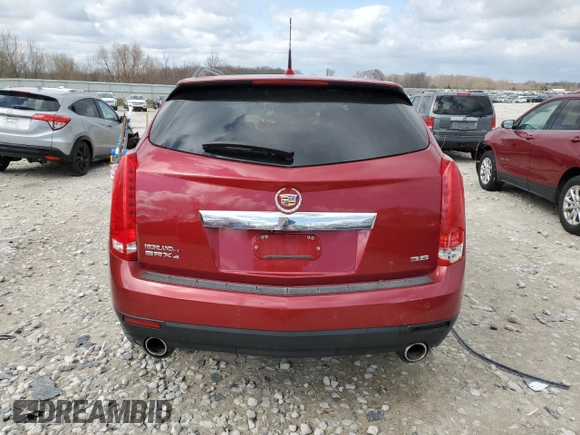 2012 Cadillac SRX Luxury Collection with VIN 3GYFNDE3XCS597753, listed as a Copart auction lot 51854555 with 183,777 mi miles and Clean Title. Bid and sale history available at carsss.com. Image 6.