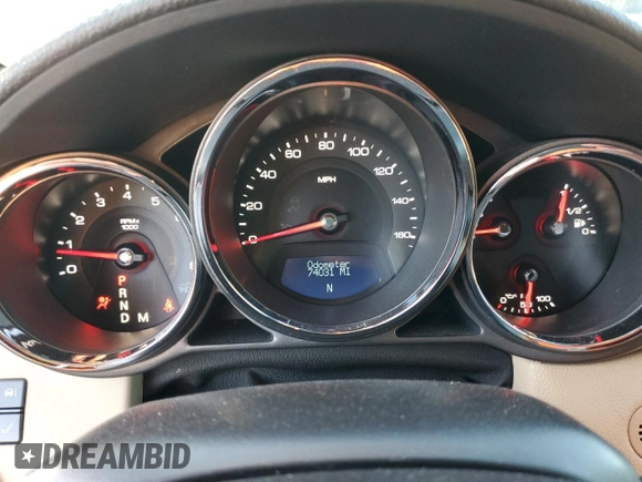 2014 Cadillac CTS Performance with VIN 1G6DC1E38E0101072, listed as a Copart auction lot 49617585 with 74,031 mi miles and Salvage title. Bid and sale history available at DreamBid. Image 9.