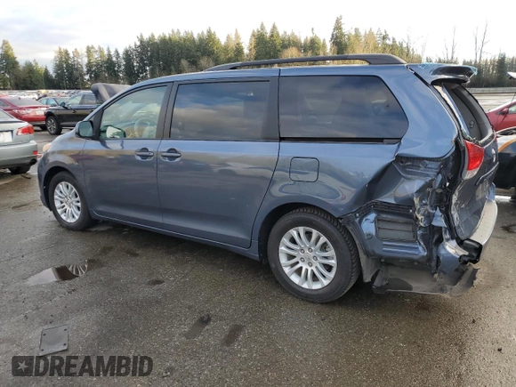 2014 Toyota Sienna XLE with VIN 5TDYK3DC6ES446435, listed as a Copart auction lot 85085274 with 0 mi miles and Salvage Title. Bid and sale history available at carsss.com. Image 2.