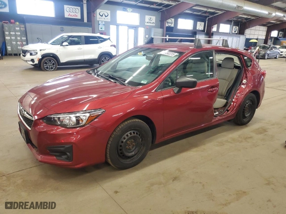 2018 Subaru Impreza with VIN 4S3GTAA63J1708074, listed as a Copart auction lot 50490315 with 119,470 mi miles and Salvage Title. Bid and sale history available at carsss.com. Image 1.