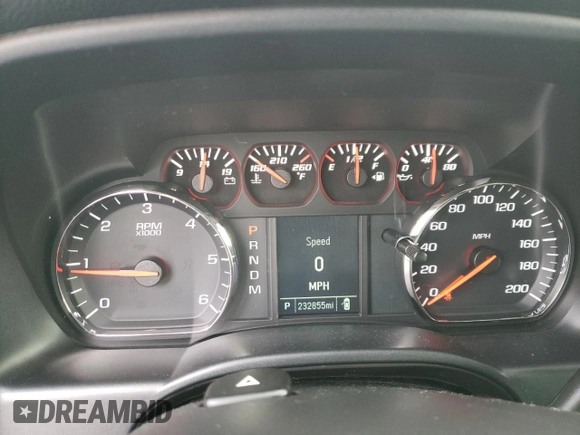 2016 Chevrolet Silverado 1500 LS with VIN 1GCVKNEC0GZ373397, listed as a Copart auction lot 47229025 with 232,855 mi miles and Salvage Title. Bid and sale history available at carsss.com. Image 9.