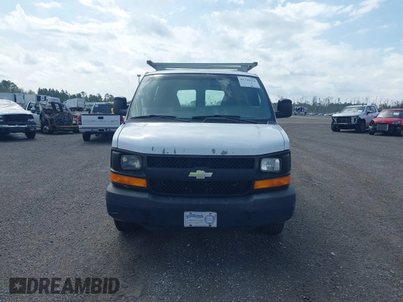 2013 Chevrolet Express Cargo with VIN 1GCWGFBA7D1110560, listed as a IAAI auction lot 41730234 with 185,291 mi miles and . Bid and sale history available at DreamBid. Image 12.