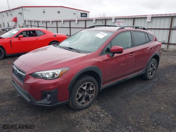 2018 Subaru Crosstrek Premium with VIN JF2GTADC5JH336568, listed as a IAAI auction lot 41925025 with 53,951 mi miles. Bid and sale history available at carsss.com. Image 2.