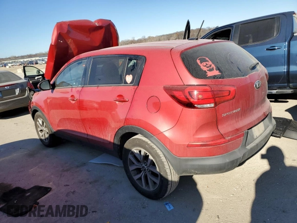 2014 Kia Sportage LX with VIN KNDPB3AC7E7635038, listed as a Copart auction lot 84241724 with 178,937 mi miles and Salvage Title. Bid and sale history available at carsss.com. Image 2.