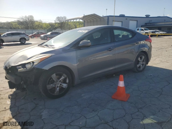 2013 Hyundai Elantra Limited with VIN 5NPDH4AE3DH430190, listed as a Copart auction lot 52144215 with 209,046 mi miles and Salvage Title. Bid and sale history available at carsss.com. Image 1.