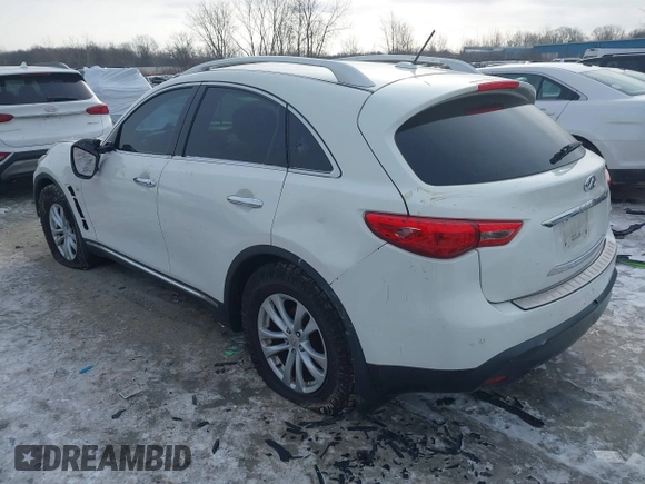 2015 Infiniti QX70 with VIN JN8CS1MW4FM481257, listed as a IAAI auction lot 41390187 with 127,892 mi miles and . Bid and sale history available at DreamBid. Image 3.