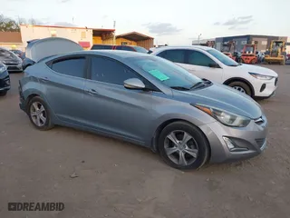 2016 Hyundai Elantra SE with VIN KMHDH4AE9GU557287, listed as a IAAI auction lot 41795124 with 112,140 mi miles. Bid and sale history available at carsss.com. Image 1.