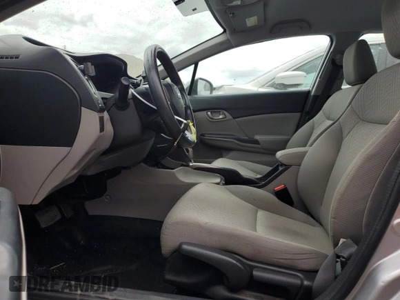 2015 Honda Civic LX with VIN 19XFB2F53FE202026, listed as a Copart auction lot 53326035 with 78,901 mi miles and Salvage Title. Bid and sale history available at DreamBid. Image 7.